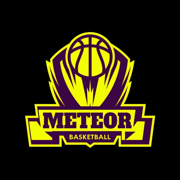 Meteor Basketball Logo Template Thumbnail
